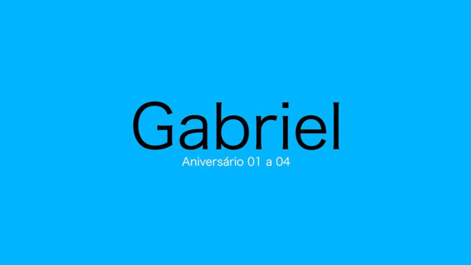 Gabriel - Aniversário 01 a 04